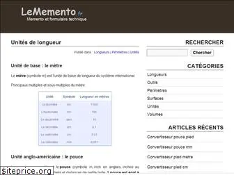 lememento.fr