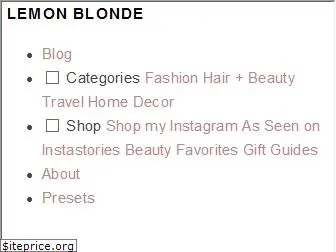 lemonblonde.com