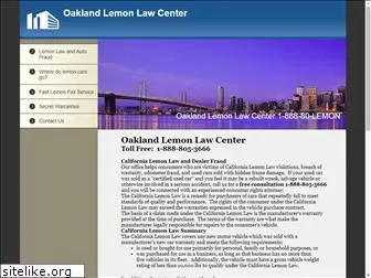 lemonlawoakland.com