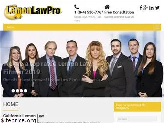 lemonlawpro.com