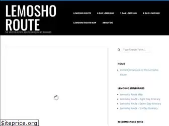 lemosho.com