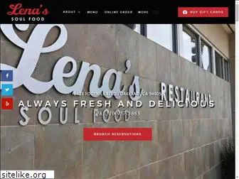 lenassoulfoodcafe.com