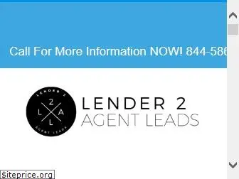 lender2agentleads.com