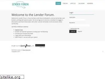 lenderforum.org