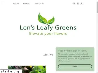 lensleafygreens.com