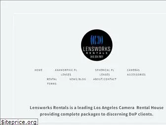 lensworksrentals.com