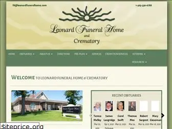 leonardfuneralhome.com