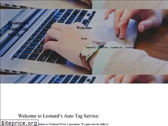 leonardsautotagservice.com