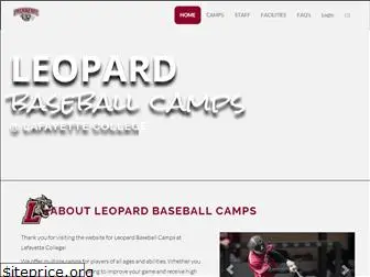 leopardbaseballcamps.com