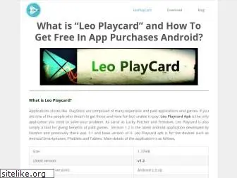 leoplaycard.info