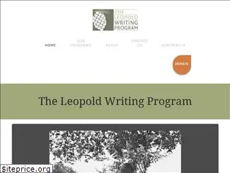 leopoldwritingprogram.org