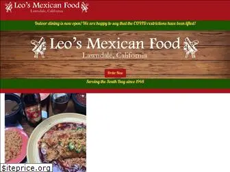 leosmexicanfood.com