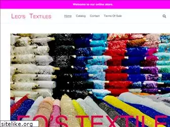 leostextiles.com