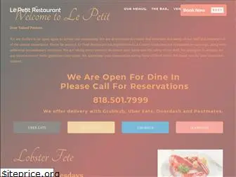 lepetitrestaurant.net