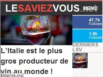 lesaviezvous.net