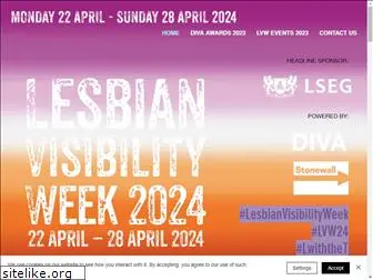 lesbianvisibilityweek.com