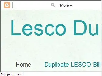lesco-duplicate-bill.blogspot.com