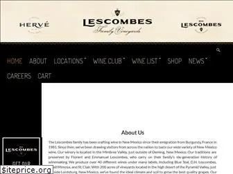 lescombeswinery.com