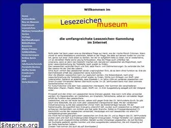 lesezeichenmuseum.de