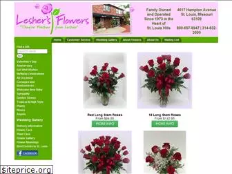 leshersflowers.com