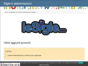 lesigle.com