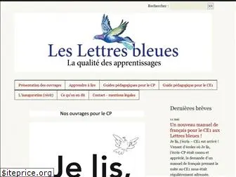 leslettresbleues.fr