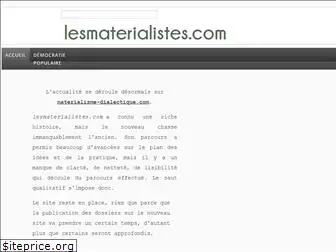 lesmaterialistes.com