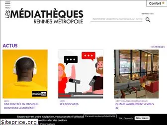 lesmediatheques-rennesmetropole.fr