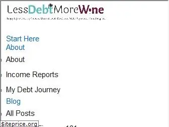 lessdebtmorewine.com