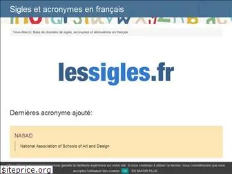 lessigles.fr