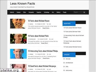 lessknownfacts.com