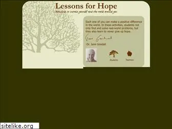 lessonsforhope.org