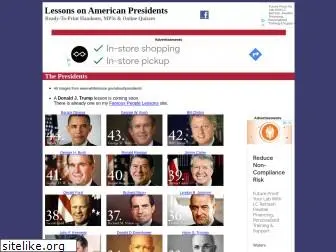 lessonsonamericanpresidents.com