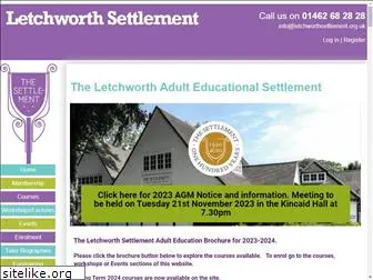 letchworthsettlement.org.uk