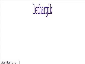 lethargik.org