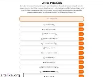 letraspara-nick.com
