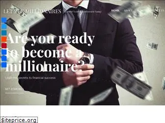 letsbemillionaires.com