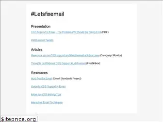 letsfixemail.com