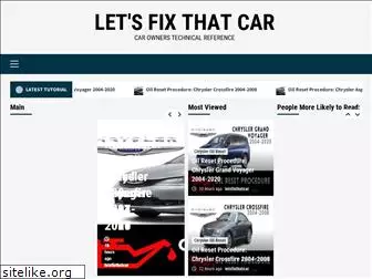 letsfixthatcar.com