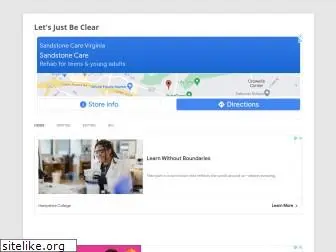 letsjustbeclear.com