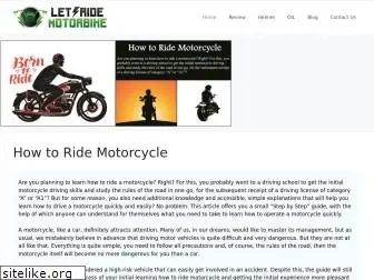 letsridemotorbike.com