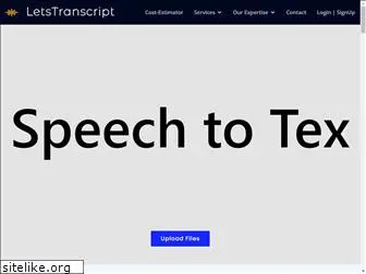 letstranscript.com