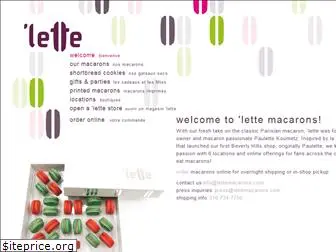 lettemacarons.com