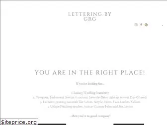 letteringbygrg.com