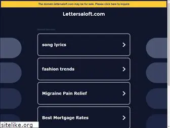 lettersaloft.com