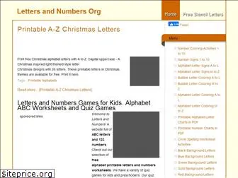 lettersandnumbers.org