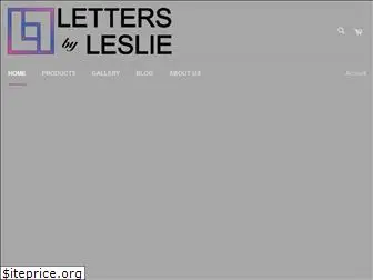 lettersbyleslie.com