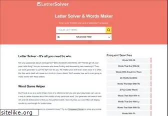 lettersolver.com