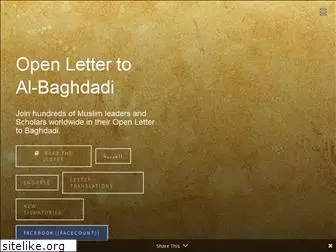 lettertobaghdadi.com