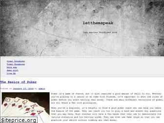 letthemspeak.net